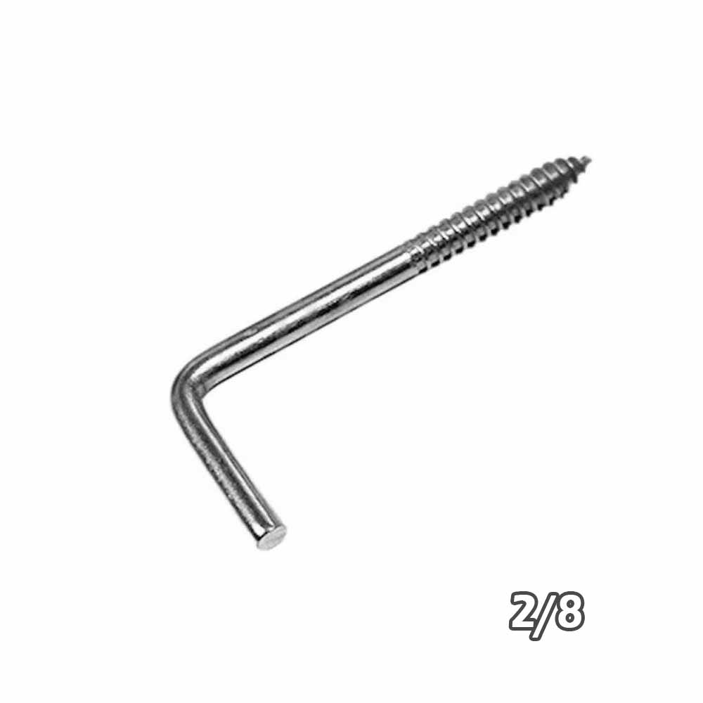 Piton Zinc 2/8 en “L”
