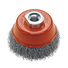 Cepillo copa rizado inox 76mm 6337 Rosc M14