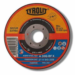 Disco desb 4.1/2″ x 4.8 Tyrolit