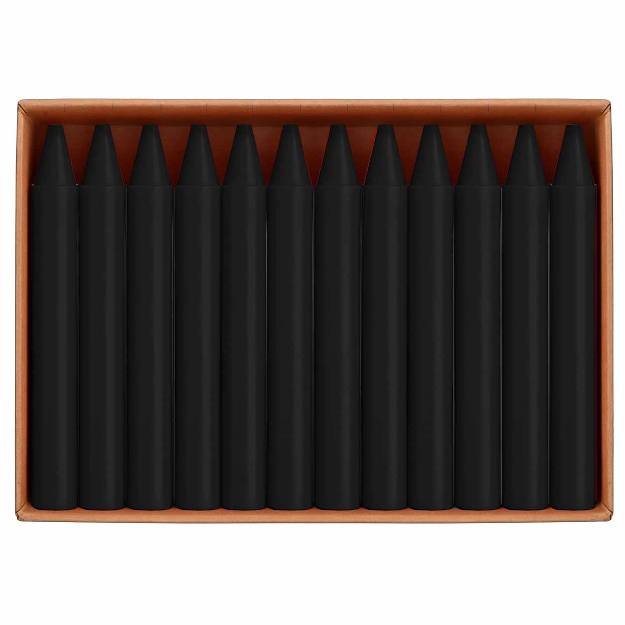 Crayon Wilcox Negro x caja 12 unid