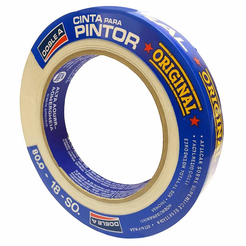 Cinta de enmascarar 18mm x 50 mts  988