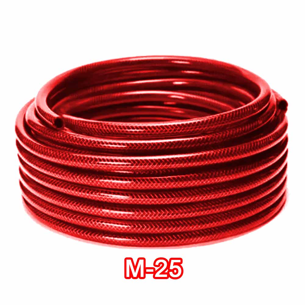 Manguera roja trenzad M25