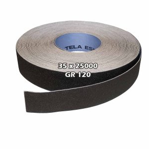 Rollo tela esmeril Gr 120 35 x 25000