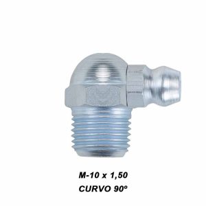 Alemite M10x1.50 curvo 90º