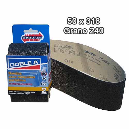Banda Tela Carburo Sil Fenob 50 X 318 Gr 240