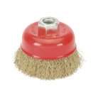 Cepillo copa rizado Bronce 76mm 63335 Rosc M14