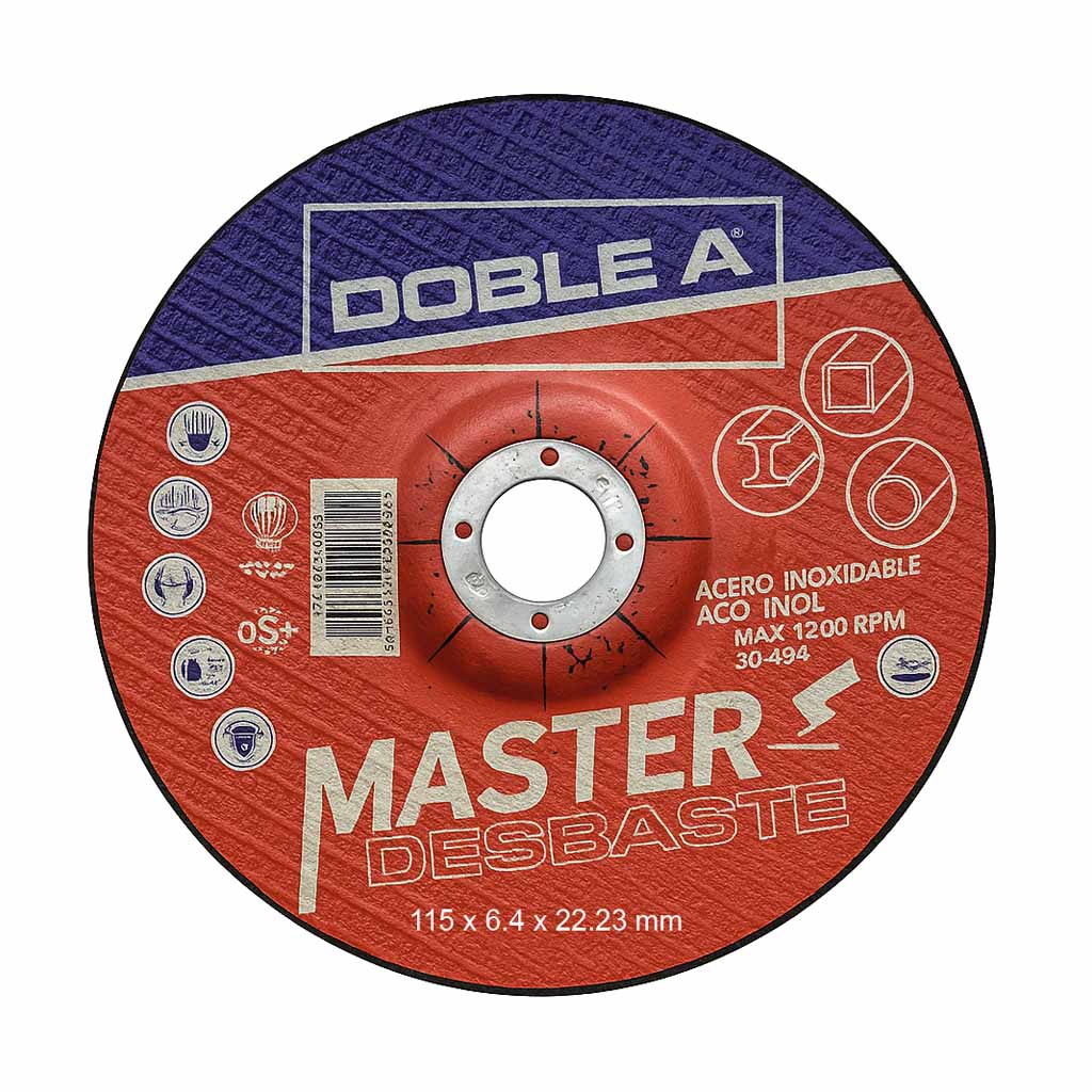 Disco Desbaste “AA” 4 1/2″ x 6,4 Master