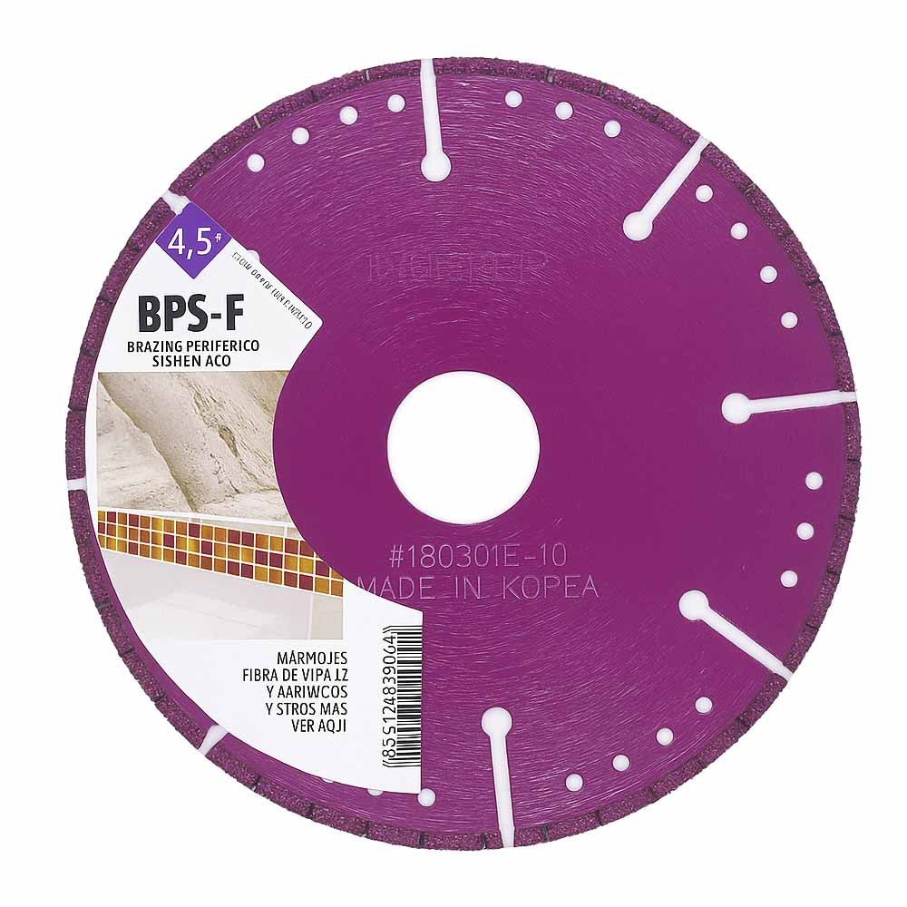 Disco diamantado Aliafor 4.1/2″ laser BPS-F