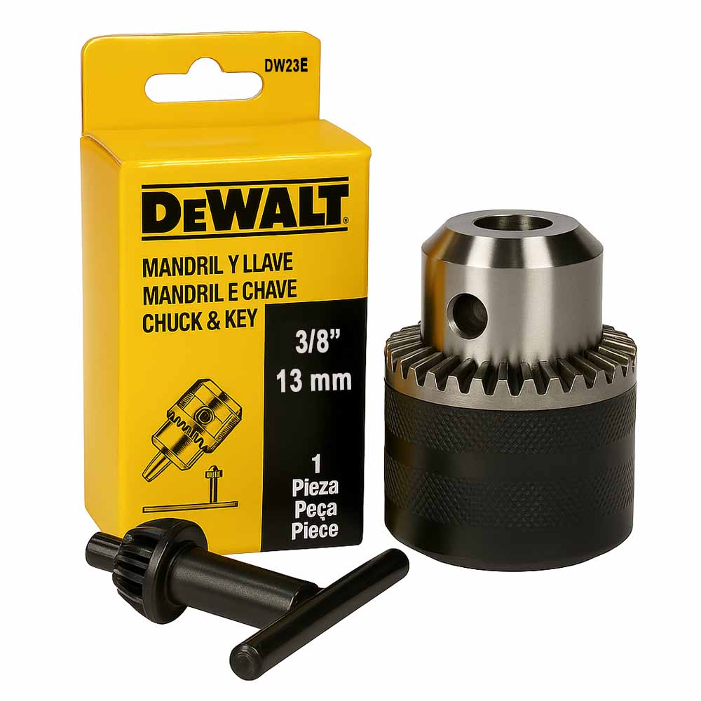 Mandril Dewalt 13 mm c/llave 3/8 NF DW23E