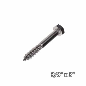Tirafondo inox 3/8 x 3