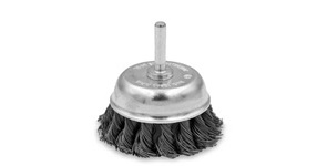 Cepillo Copa Trenzado 3″ p/taladro Bremen 7076