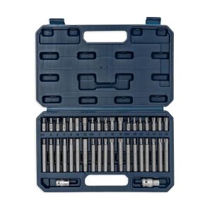 Juego punta Hexagon/Torx/Multi-estria x 40Pz  8302