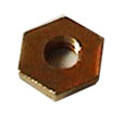 Tuerca chapa Bronce 1/4 11 x 4
