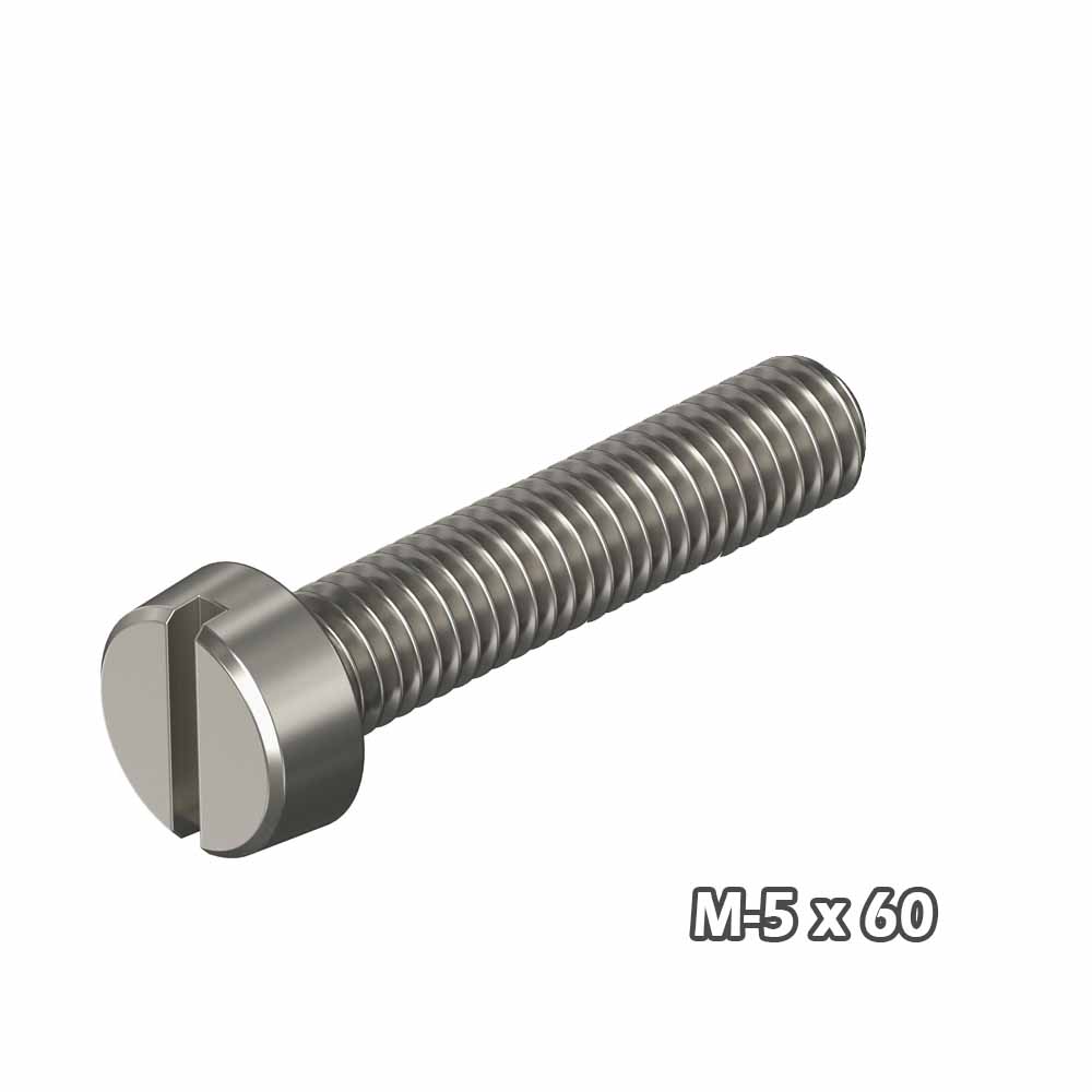 Torn c/cil Zinc M5 x 60