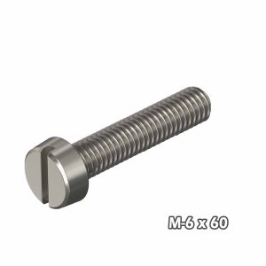 Torn c/cil Zinc M6 x 60