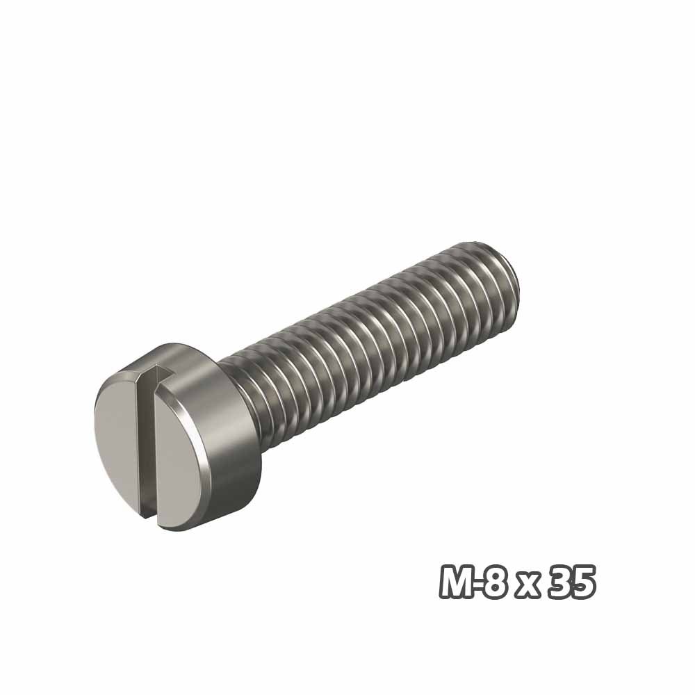 Torn c/cil Zinc M8 x 35