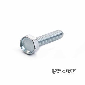 Torn c/hexag Zinc 1/4 x 3/4