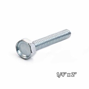 Torn c/hexag Zinc 1/4 x 2