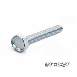 Torn c/hexag Zinc 1/4 x 2.3/4
