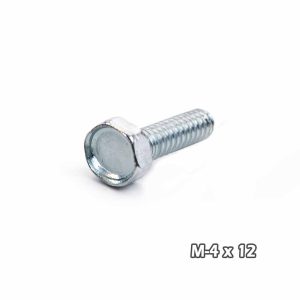 Torn c/hexag Zinc M4 x 12